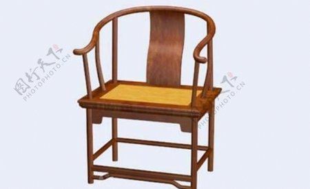 明清家具椅子3D模型a005