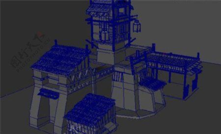 房屋结构游戏模型素材