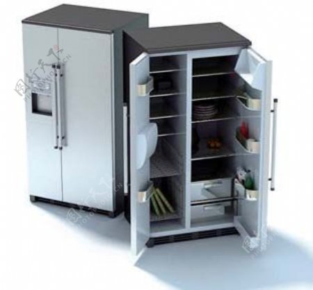 冰箱3d模型下载冰箱7
