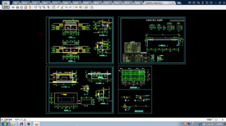 某操场台CAD设计图纸及效果图