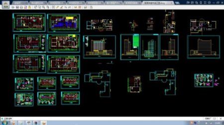 某宾馆建筑CAD全套施工设计图