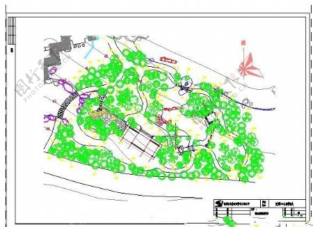 园博会寄思园规划设计绿化平面图