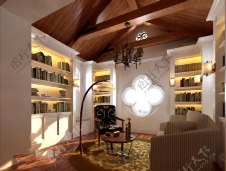 书房3d模型
