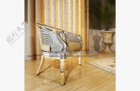 新古典椅子3D模型