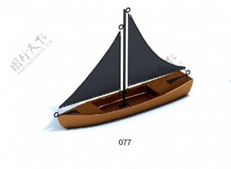 帆船3d