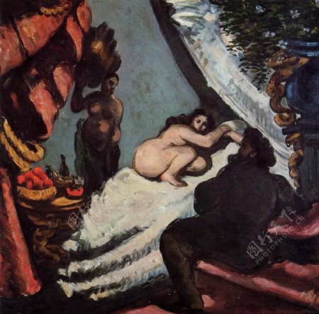 PaulCzanne0059法国画家保罗塞尚paulcezanne后印象派新印象派人物风景肖像静物油画装饰画
