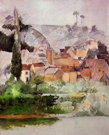 PaulCzanne0092法国画家保罗塞尚paulcezanne后印象派新印象派人物风景肖像静物油画装饰画