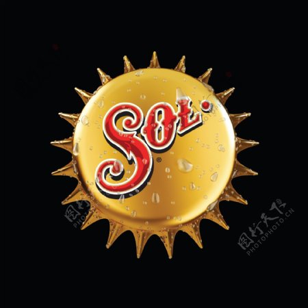 sol太阳啤标志图片