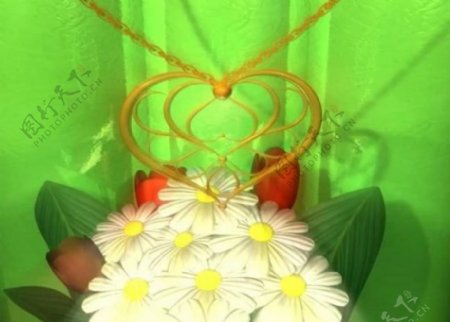 鲜花项链婚礼婚庆视频图片
