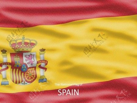 西班牙国旗模板
