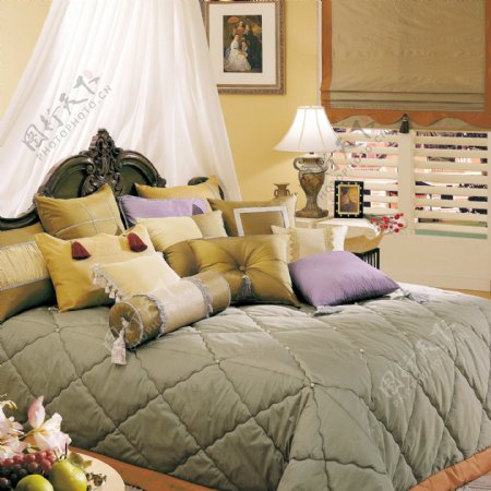 家居生活窗帘床上用品室内豪华舒适休闲时尚经典家具墙纸花纹沙发