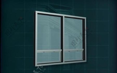 门窗构件之窗户3D模型窗户010