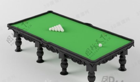 3D台球桌模型