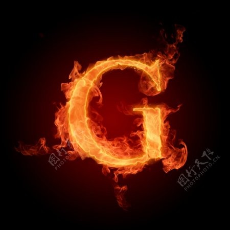 火焰字母G