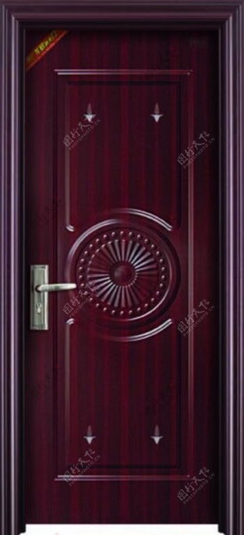 3d红紫房间门贴图