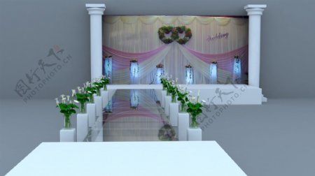 婚礼舞台图片