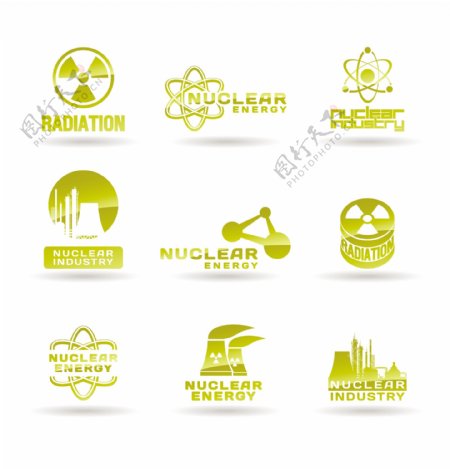 核工业企业logo设计图片