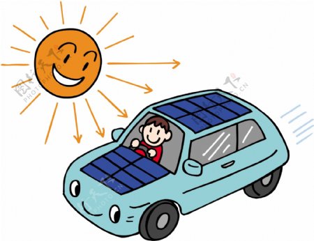 太阳能汽车图片