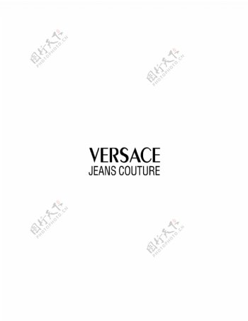 VersaceJeansCouturelogo设计欣赏VersaceJeansCouture时尚名牌标志下载标志设计欣赏