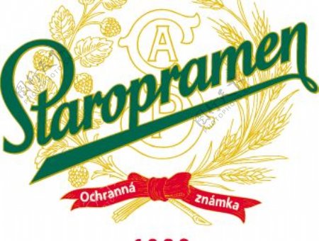 Staropramenbeer2logo设计欣赏斯达诺拉曼啤酒2标志设计欣赏