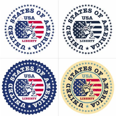 美国国家徽章图片