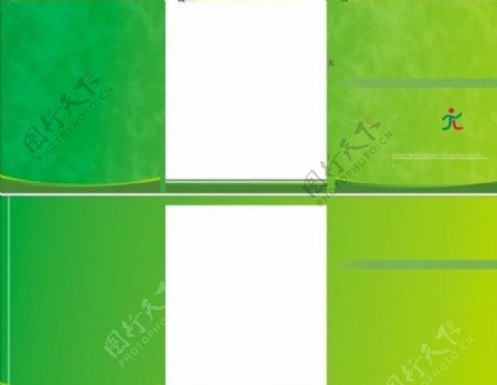 画册设计花纹底色绿色图片