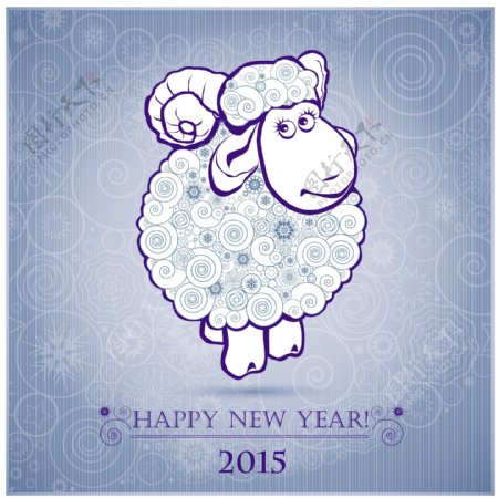 2015卡通羊