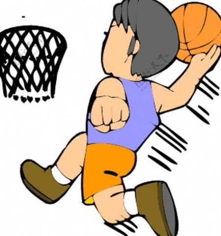 篮球卡通运动人物图片