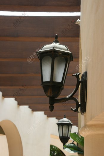 万科佛山兰乔圣菲欧式台灯壁灯别墅图片
