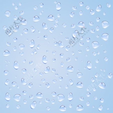 水滴玻璃背景矢量素材
