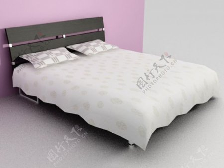 现代床3d模型家具图片素材51