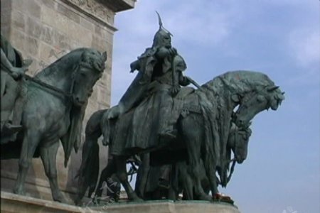 战士雕像布达佩斯中部欧洲股票的录像视频免费下载