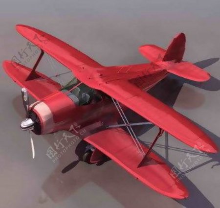 小型飞机3D模型素材10