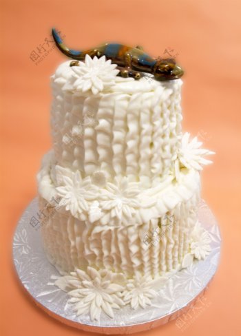 双层结婚蛋糕图片