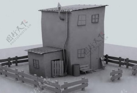 3d室外建筑模型图片