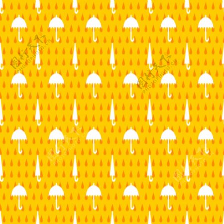 黄色伞纹理