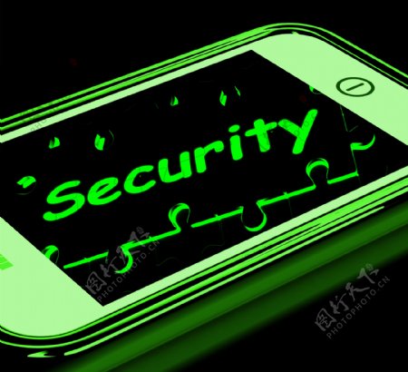 安全智能手机显示安全密码
