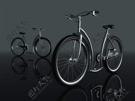 交通运输自行车3d模型交通运输4