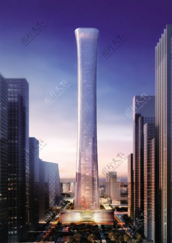 中国尊建筑图片