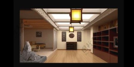室内建筑动画漫游视频素材下载