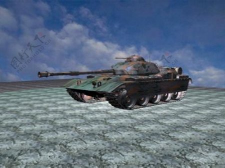 军用装备坦克3d模型素材3d模型免费下载13