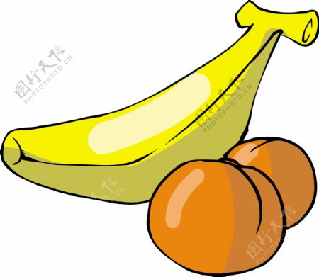矢量香蕉卡通