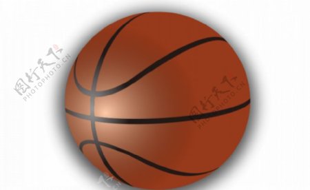 篮球球矢量插画