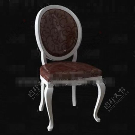 复古的褐色木椅