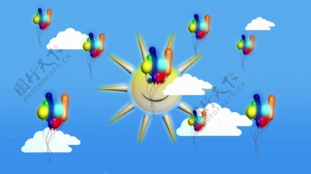 幸福的太阳运动的背景视频免费下载