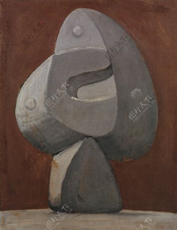 1931Bustedepersonnage西班牙画家巴勃罗毕加索抽象油画人物人体油画装饰画