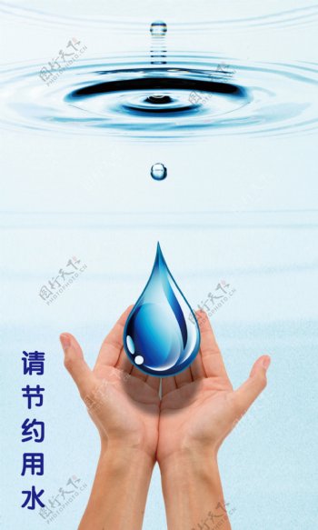 节约用水宣传海报图片
