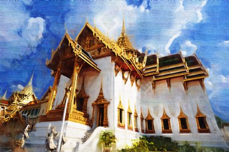 东南亚风情寺庙图片