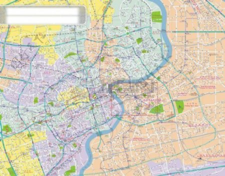 超级详细的矢量上海地图