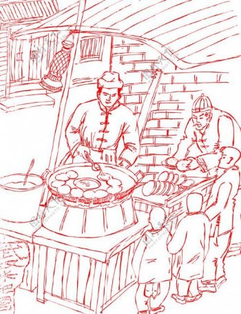 武汉传统小吃米粑图图片